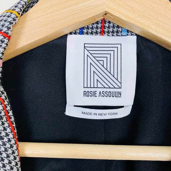 Rosie Assoulin Cropped Rainbow Jacquard Jacket - Picture 7 of 8